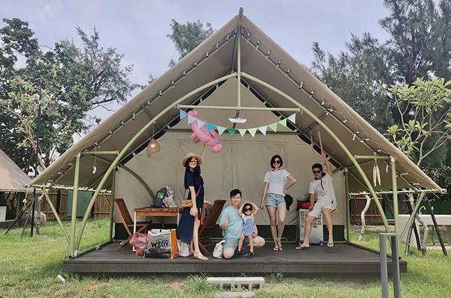豪華露營 懶人露營 免裝備露營 免帳篷露營 glamping