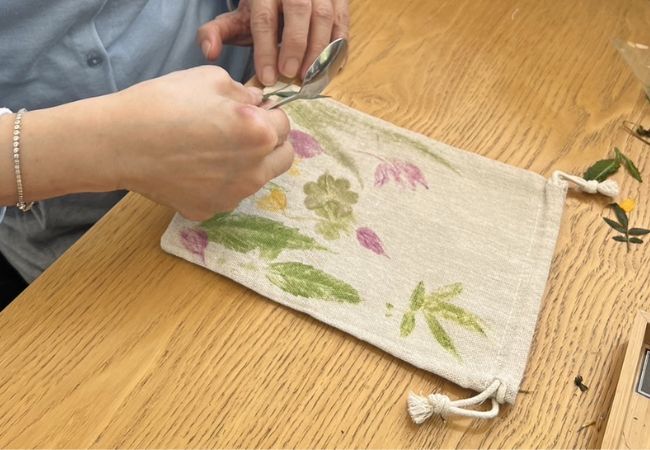 DIY-植物拓染 DIY-植物拓染