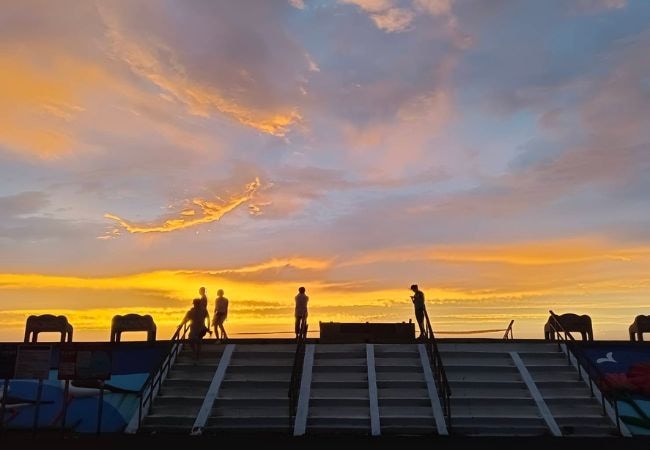 向海那漾夕陽海景