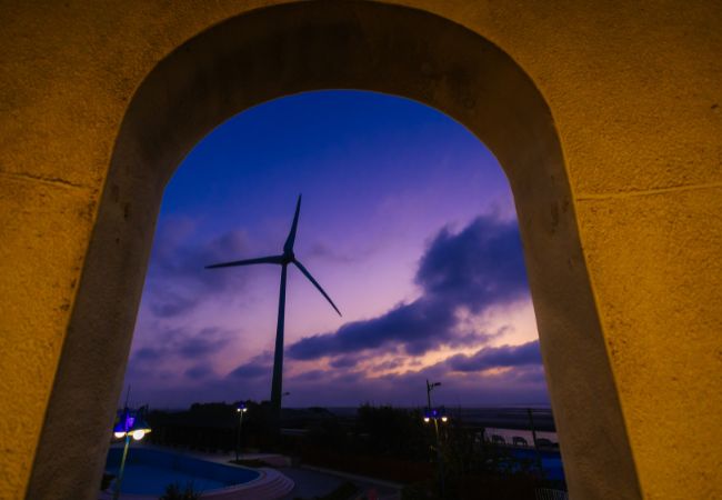 向海那漾夕陽海景