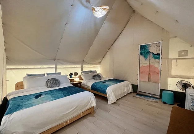 向海那漾豪華帳棚內部