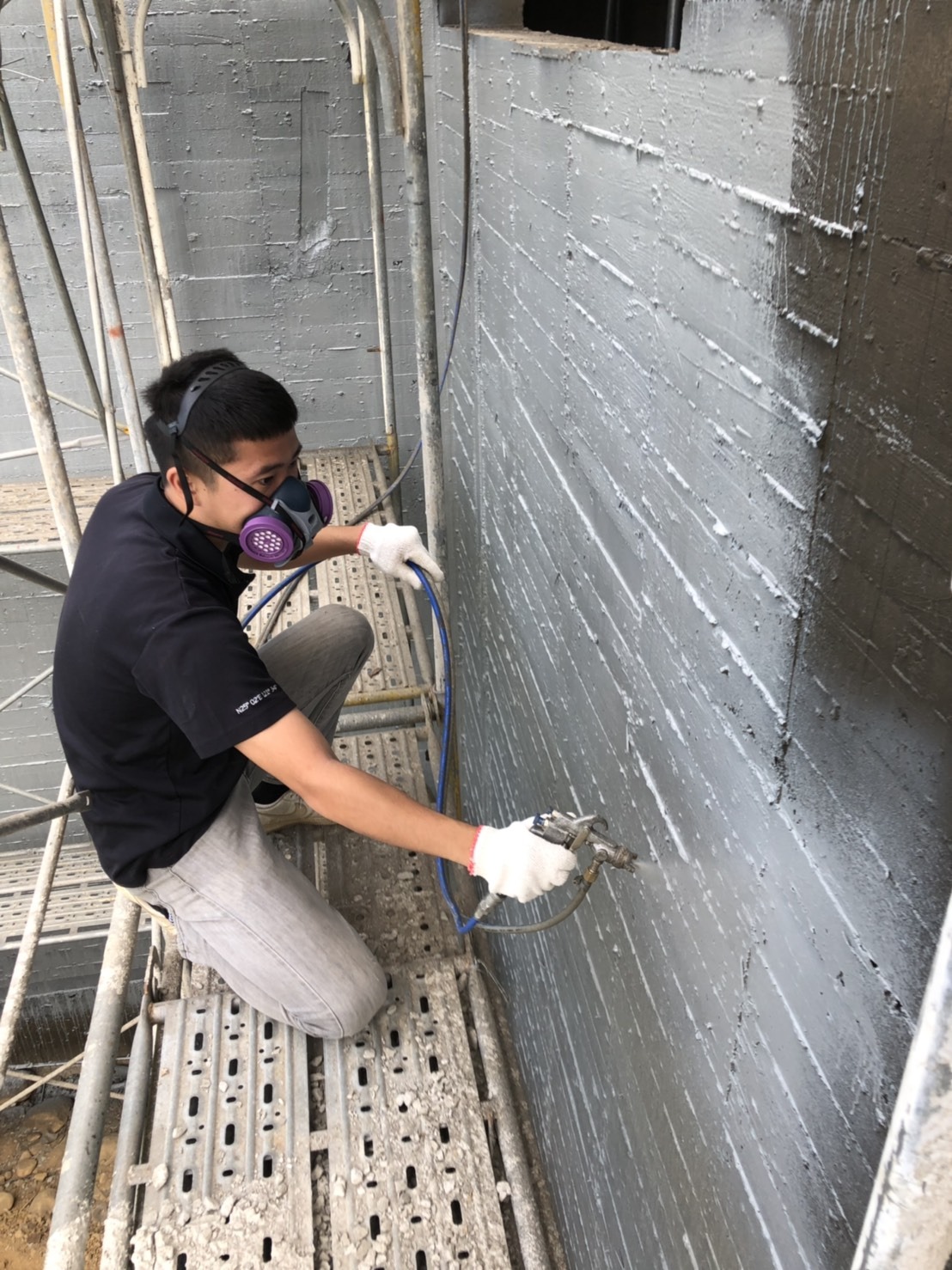 TP-310 雙劑防水膜噴塗應用工法