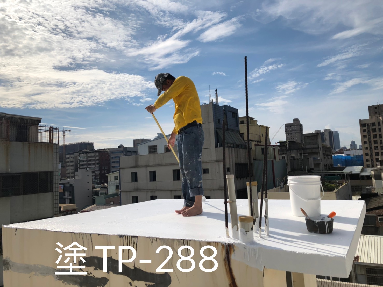 TP-288水性耐候隔熱3D反射防水材