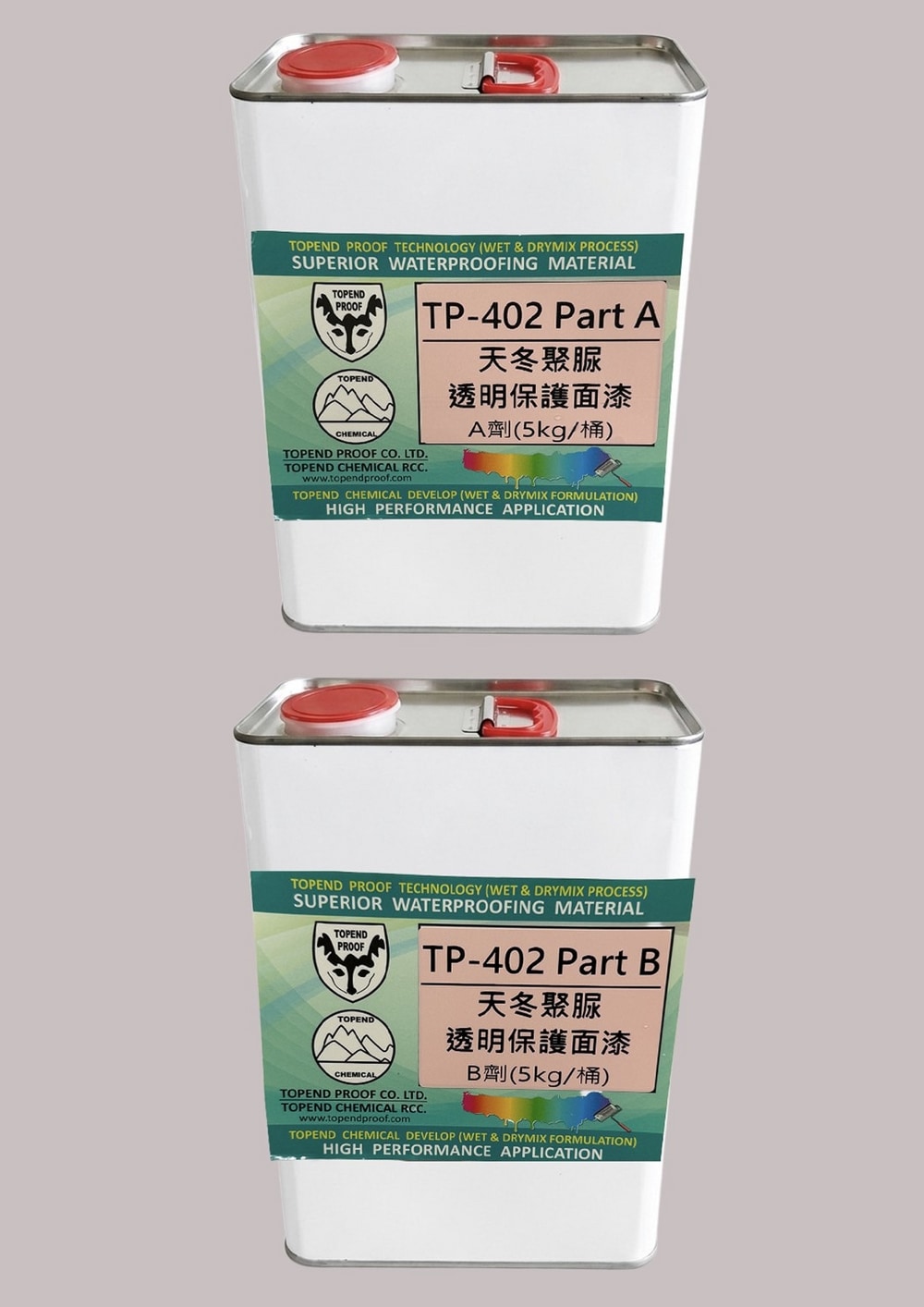 TP-402-天冬聚脲透明保護面漆 (Polyaspartic Polyurea Clear Protective Coating)
