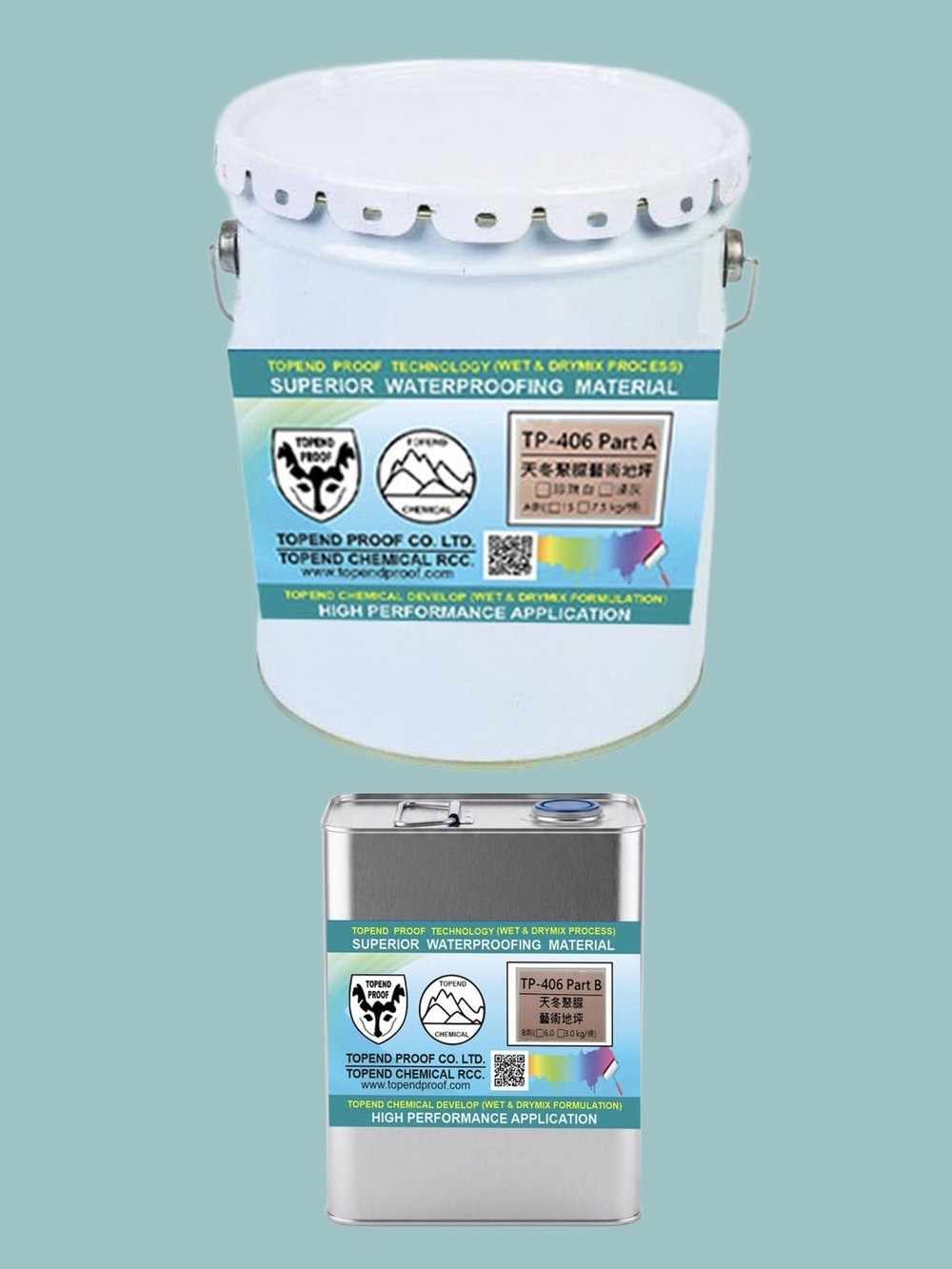 TP-406(7.5kg+3kg)-天冬聚脲藝術地坪 (Polyaspartic Polyurea Terrazzo Floor)