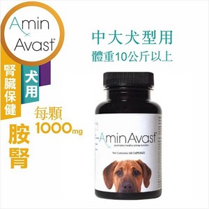胺腎(中大型犬)1000mg 60顆【美國AminAvast】