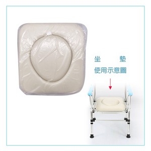 【便器椅座墊】 子母型軟墊 便盆椅坐墊