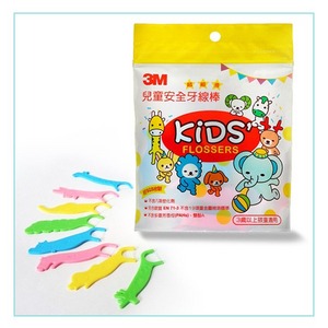 【3M】兒童安全牙線棒 38支入/包 超細滑 牙齒清潔 台灣製造 家庭必備品 經SGS檢驗