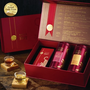 L02燿馬奔騰。暖茶迎新★傳誦。特色產區茶禮〔悠遊阿里山+阿里山金萱〕