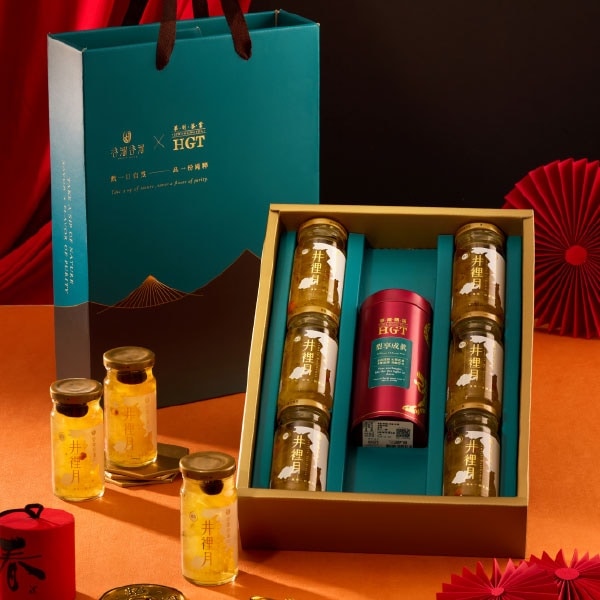 【預購商品】T02【谷溜谷溜X華剛茶業】自然之山聯名禮盒-梨享成真