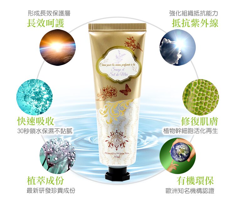 【清爽型】高效保濕香氛護手霜:鼠尾草與海鹽04 【清爽型】高效保濕香氛護手霜:鼠尾草與海鹽04