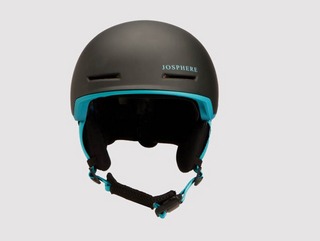 JOSPHERE-SUSTAIN頂級滑雪頭盔Black Blue Pop【接受客製化訂製】黑藍色+贈提袋第1張小圖