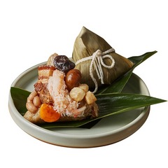 【錦霞樓】蟹肉干貝粽禮盒(3入) 第2張小圖