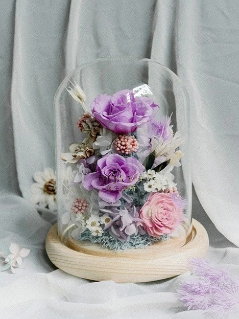 紀念永生玻璃花盅