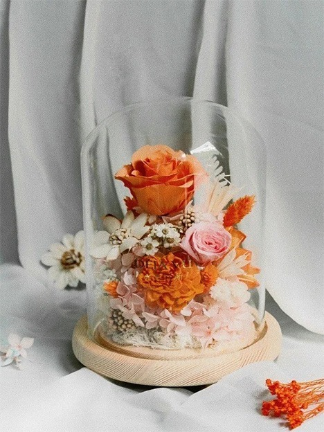 紀念永生玻璃花盅