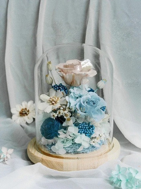 紀念永生玻璃花盅