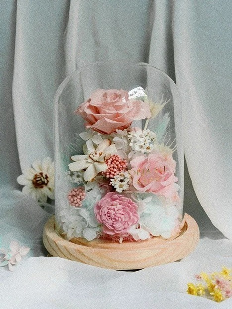 紀念永生玻璃花盅