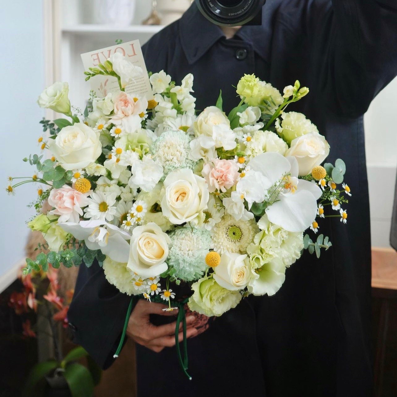 韓式花禮 鮮花抱抱桶課程