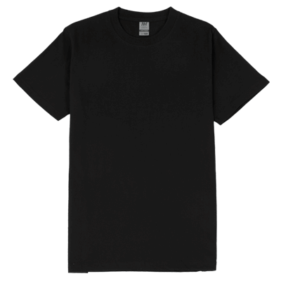  NH-6100-295H T-shirt 重磅純棉短T 黑