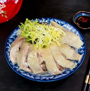 蔥油水晶雞腿(冷凍料理包)