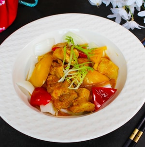 南洋椰汁咖哩雞(冷凍料理包)