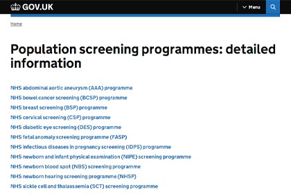 NHS Fetal Anomaly Screening Programme (UK)