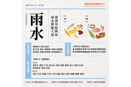 24節氣母胎養生秘笈-雨水