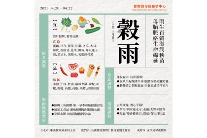 24節氣母胎養生秘笈-穀雨
