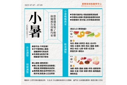 24節氣母胎養生秘笈-小暑