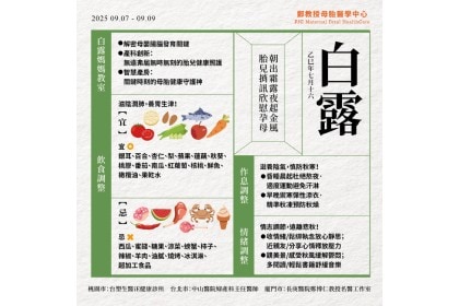 24節氣母胎養生秘笈-白露