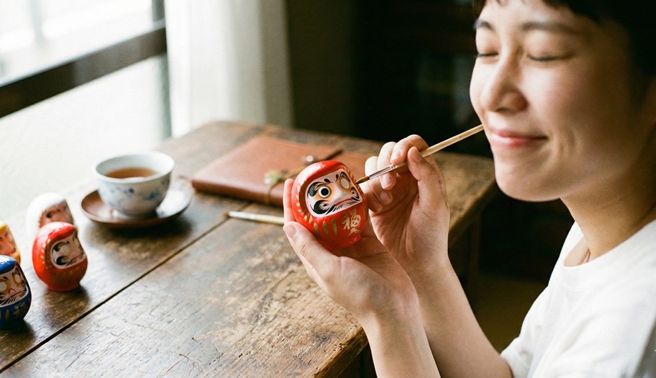 現代社會節奏不同，願望有長有短，是否在一年內畫完達摩不倒翁，取決於你當初設定的目標。