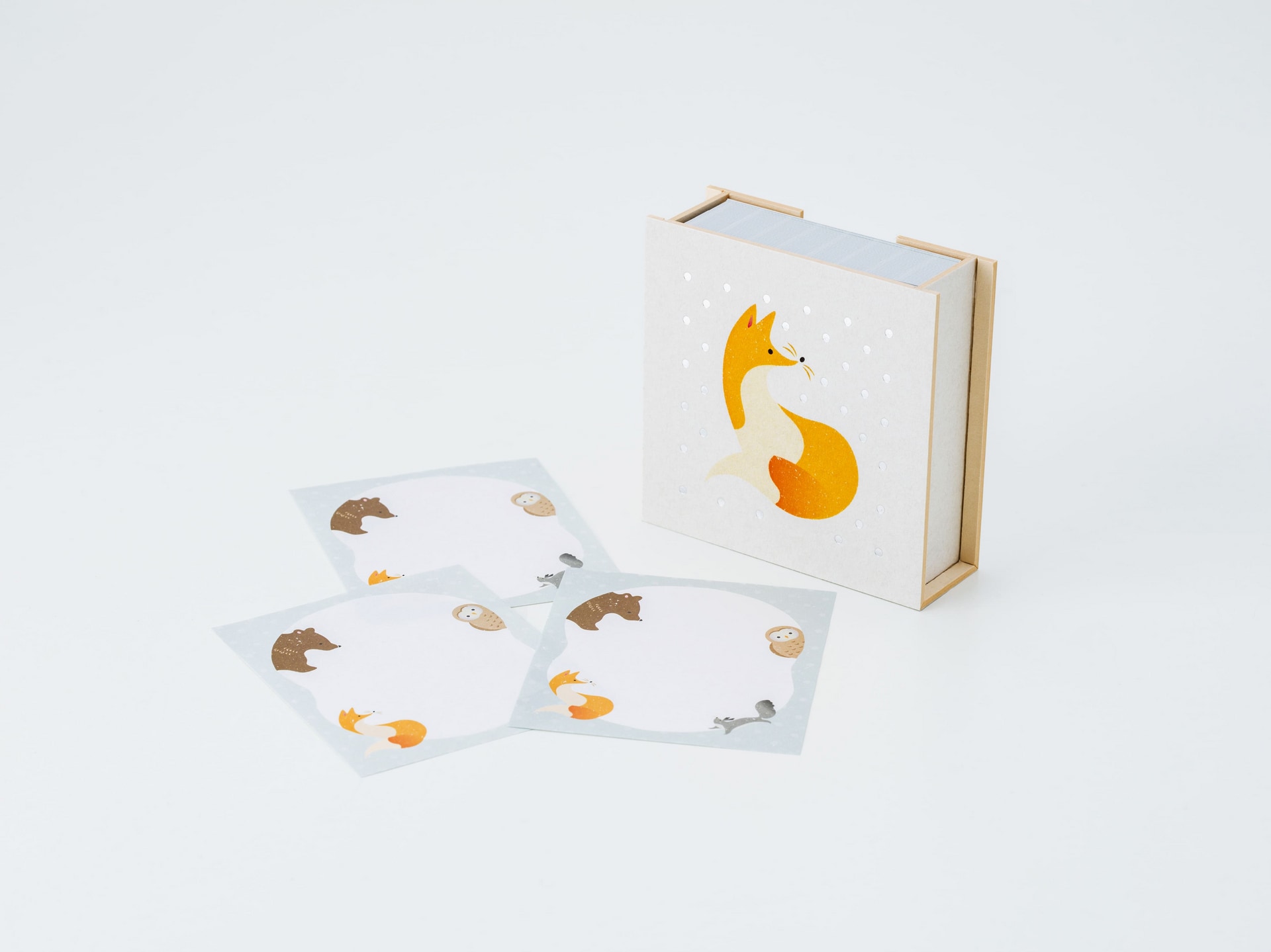 紙箱のメモパッド・キタキツネ2_0146