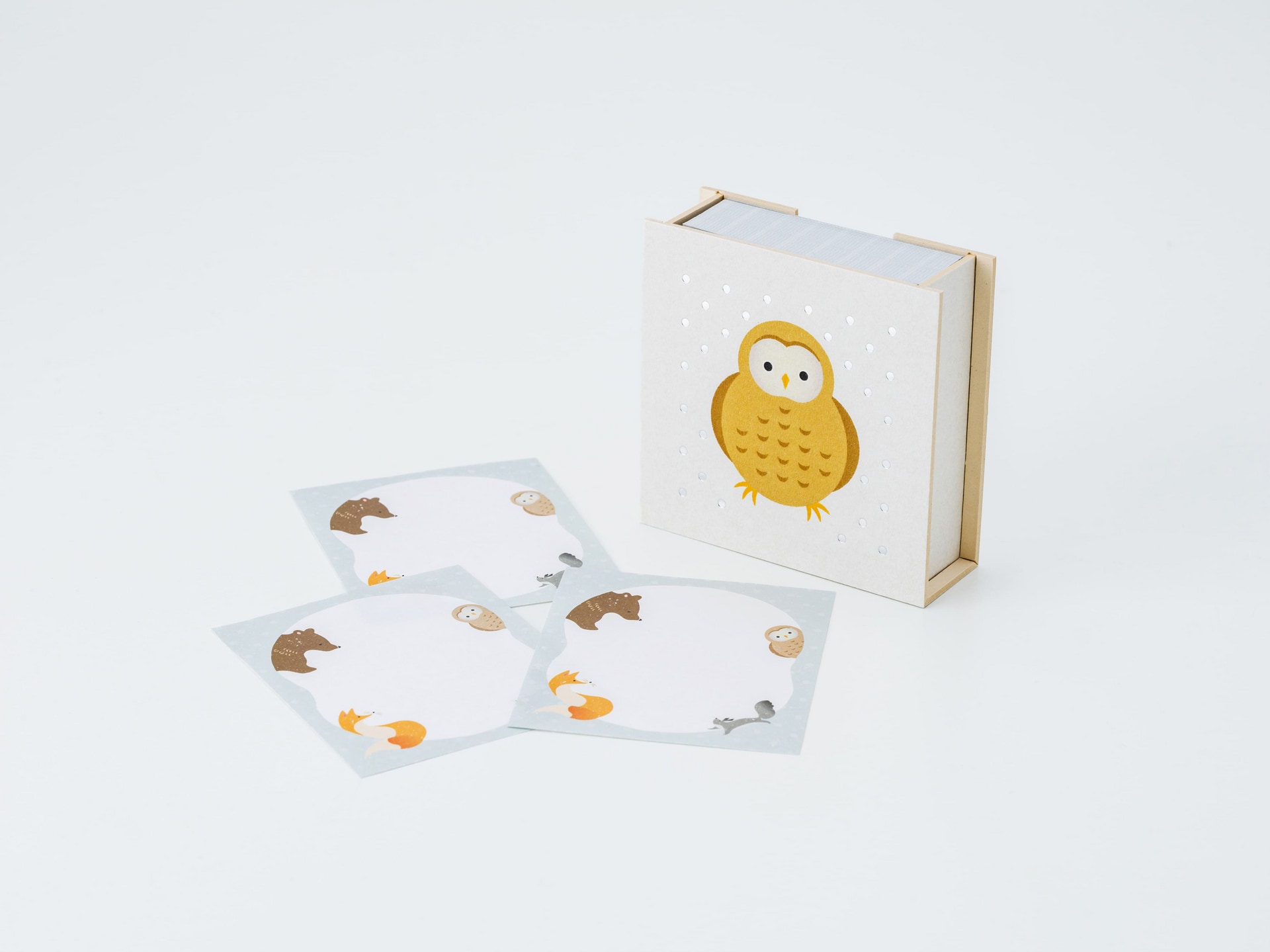 紙箱のメモパッド・エゾフクロウ2_0142