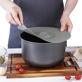 【嚴選廚房小物】萬用矽膠鍋蓋 兩件組第1張小圖