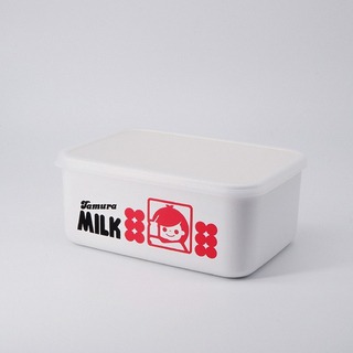 【昭和復古雜貨】田村牛乳 輕巧便當盒M第1張小圖