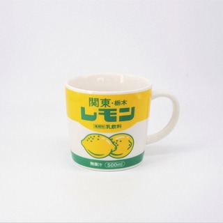 【昭和復古雜貨】檸檬牛奶 馬克杯第1張小圖