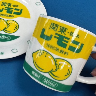 【昭和復古雜貨】檸檬牛奶 馬克杯第2張小圖