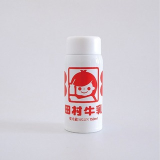 【昭和復古雜貨】田村牛乳 迷你保溫瓶150ml第1張小圖
