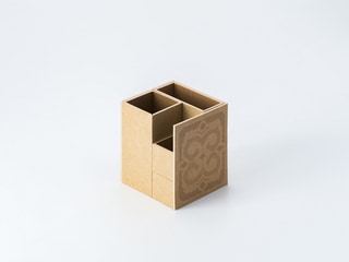 MORITA 迷你文具收納盒 阿伊努族 木雕 MRT01-006第1張小圖