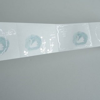 【YOHAKU】燙金捲狀便利貼 天鵝 RH-001第3張小圖