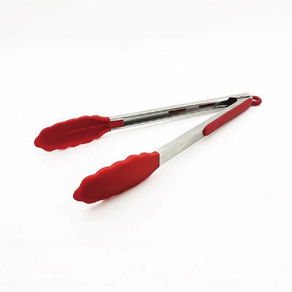 【嚴選廚房小物】可收式矽膠料理夾34cm