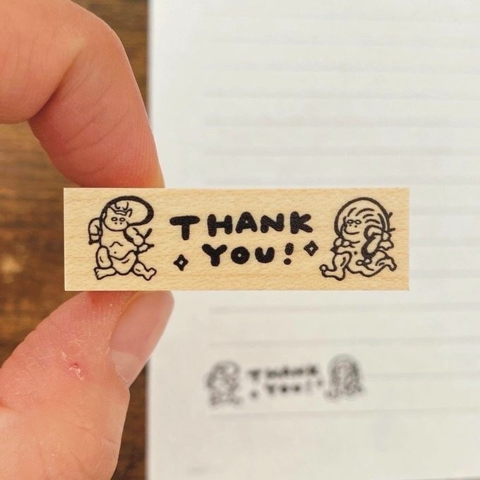 【Rinahan】風神雷神 「THANK YOU！」印章 RNH-047