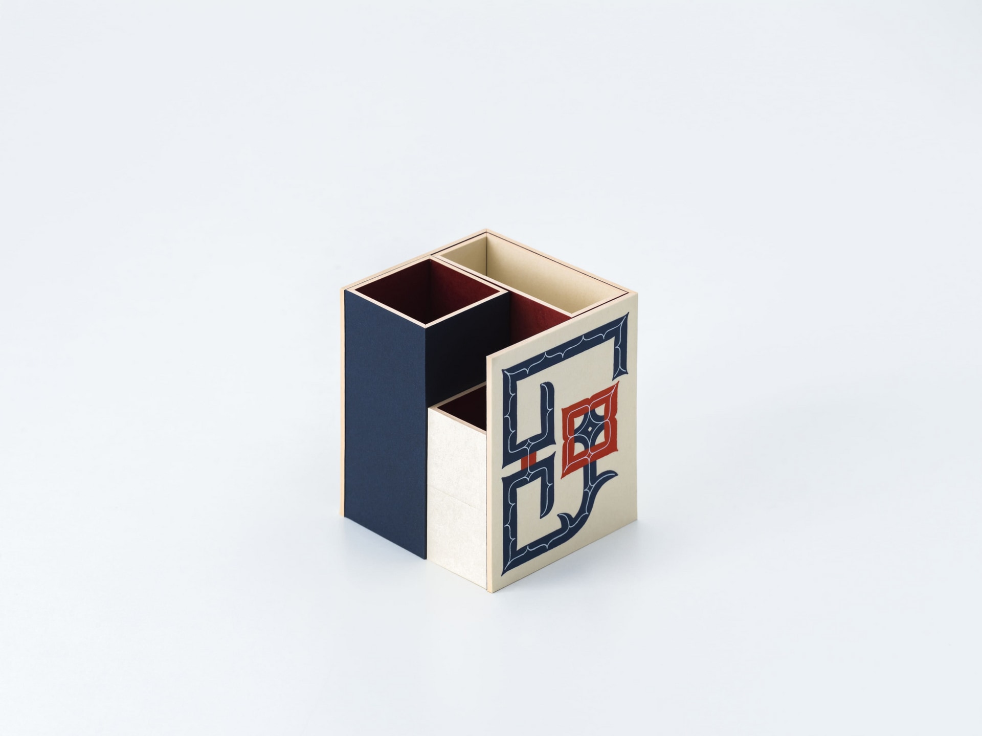 MORITA 迷你文具收納盒 阿伊努族 Ruunpe圖樣 MRT01-005