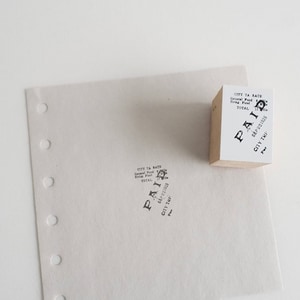 【YOHAKU】原木印章 單品 S-103