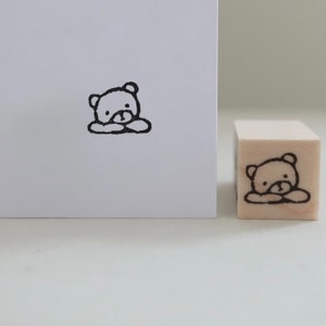 【MA7 stamp】趴著小熊 MNS-025