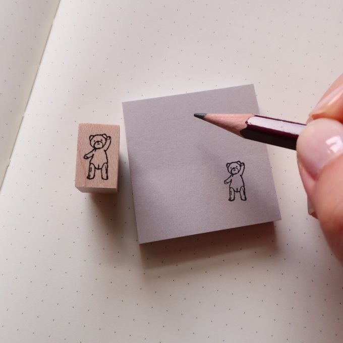 【MA7 stamp】你好小熊 MNS-026