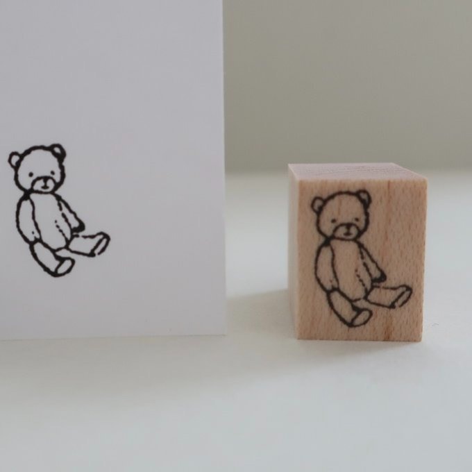 【MA7 stamp】坐著小熊 MNS-029
