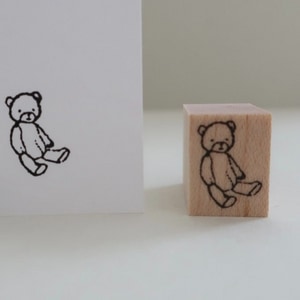 【MA7 stamp】坐著小熊 MNS-029