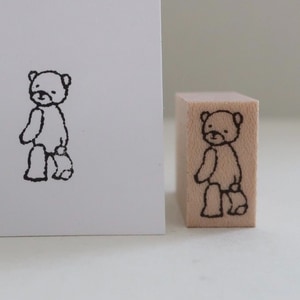 【MA7 stamp】回頭小熊 MNS-034