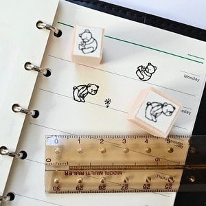 【MA7 stamp】捲動小熊 MNS-036